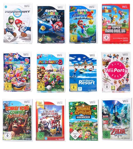 Auswahl wii spiele - auswahl, mario